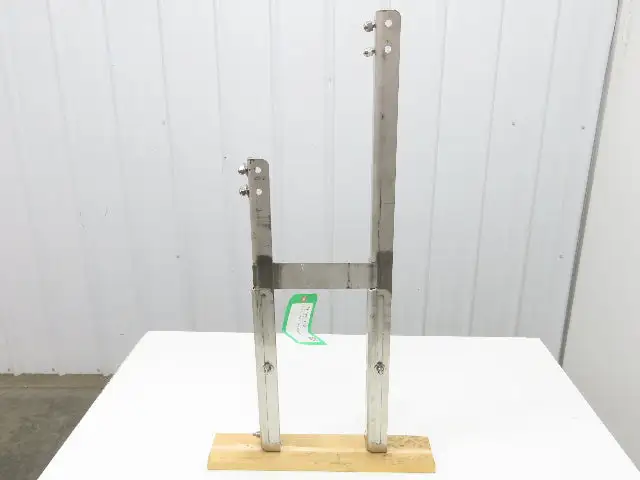8" Tabletop Conveyor Stainless Leg Support H-Stand for Drive Section 33"-43"H