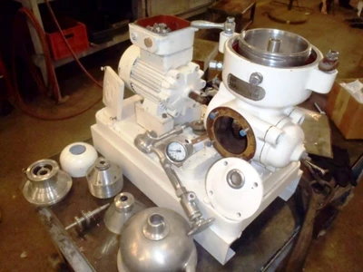 Westfalia RTA 1-01-525 solid bowl separator, 316SS.