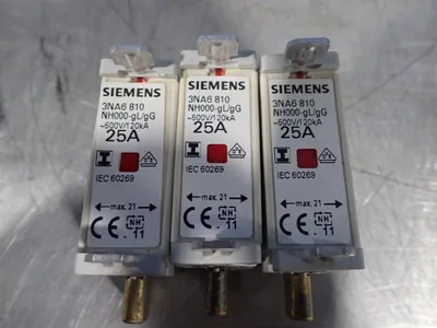 Used SIEMENS 3NA6810 Fuses | HGR 24 #742702
