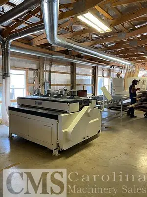 USED WOODTECH PANEL RIP SAW WITH INFEED