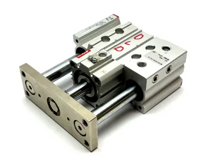 USED SMC COMPACT GUIDE CYLINDER W/ FINE LOCK