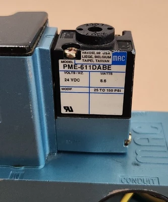 USED MAC VALVES INC 6211C-000-PM-611DA