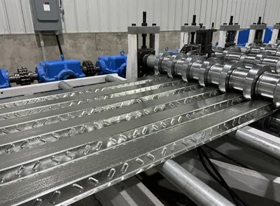 Customized Galvanized Steel Decking Sheet Roll Forming Machine in the USA