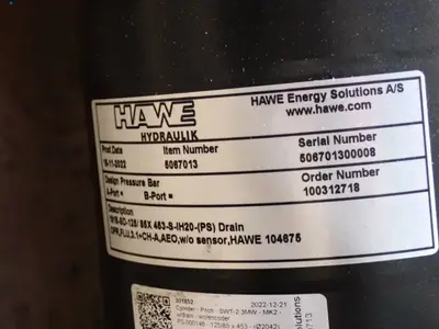 Used 2022 HAWE HYDRAULIK _UNKNOWN_ Pumps Ohio US | HGR 24 #1144867