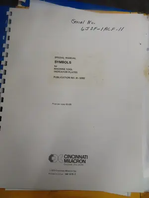 1965 CINCINNATI MILACRON MT Toolmaster Manual Milling | MD Equipment Services LLC (44)