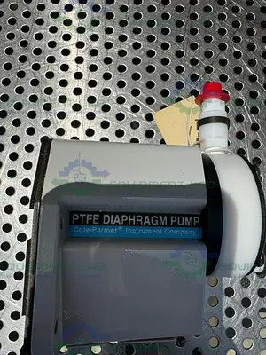 NEW COLE PARMER 7090-62 PTFE DIAPHRAGM PUMP 100 ML/MIN AT 0 PSI, 400 RPM
