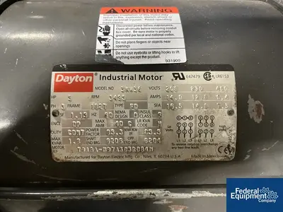 USED Quincy Quincy Air Compressor Model QRDS-3-80S Tank, QRDS-3