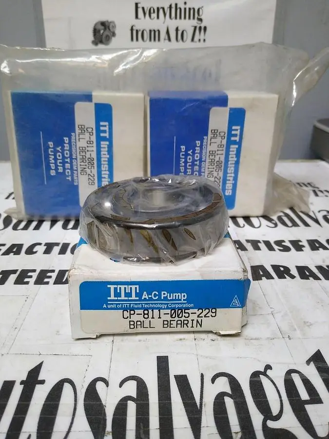 Used ITT CP811-005-229 Bearings | Surplus Asset Holdings #1190037