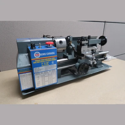 King Canada 7 in. x 12 in. Metal Lathe