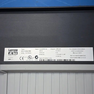 New | in-Stock Lenze Americas ESV112N02YMC Variable Speed Drives Indiana US | J&J Industrial Supply #1513114