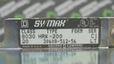 Square D 8030 HRK-200 SY/MAX 16 Slot Rack Chassis Series C1 Used