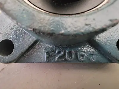 4-Bolt Flange Block Bearing UCF206-19, 1-3/16" Bore