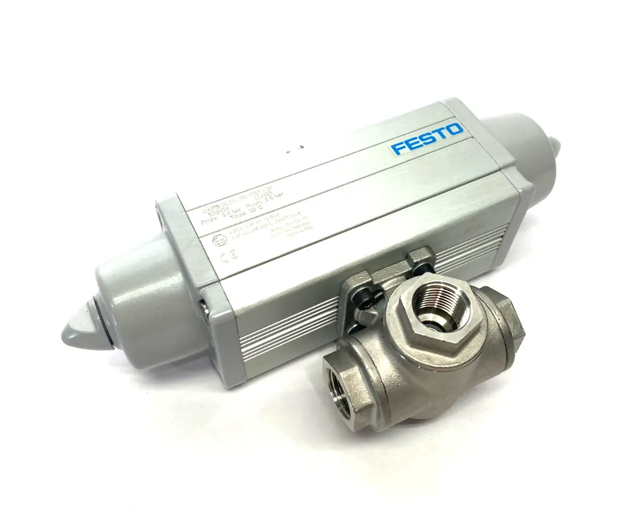 New | in-Stock Festo Quarter Turn Actuator w/ Ball Valve Rotary Actuators Michigan US | Maverick Industrial Sales #1394409