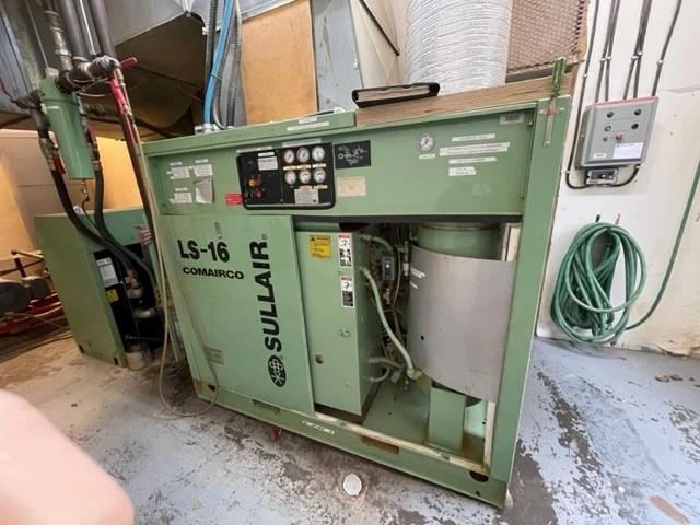 Used SULLAIR LS-16 Rotary Screw & Sliding Vane Air Compressors Ontario CA | Aldan Woodworking Machinery #1233749
