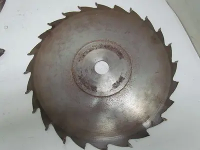 Carbide 12" Dia x Up To 1-3/4" Wide 1-1/8" Bore (6) 1/4" Chippers (2) 1/8"Blades