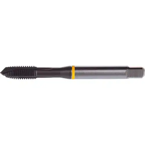 Dormer 8-32 HSS-E-PM Spiral Point Plug Tap TiAlN Yellow Ring 3 Flute H3