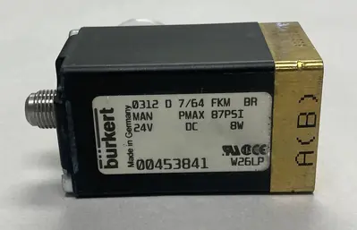 New | in-Stock BÜRKERT 0312 D 7/64 FKM BR Solenoid Valves Ohio US | Surplus Asset Holdings #1246763