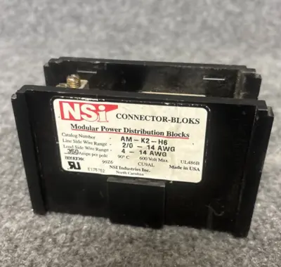 Used NSI AM-K2-HG M Terminal Blocks California US | Davliegogo LLC #1705876