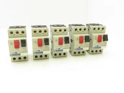 Telemecanique Contactor Manual Motor Starter 3-Pole 2.5-4A 600VAC 3HP Lot of 5