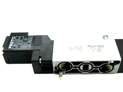 NEW FESTO ELECTRIC MEH-5/2-1/8-P-S-B SOLENOID VALVE MEH5218PSB