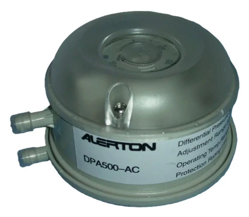 Alerton DPA500-AC Differential Pressure Switch, 24vdc/0.1a Type 1, Adj 20-2.00" [New]
