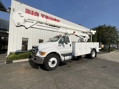 Used 2015 FORD F750 Bucket (boom) trucks California US | Big Truck & Equipment #1412299