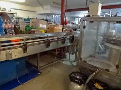 Complete filling line to fill 1L  bottles at a rate of 60 to 110 BPM