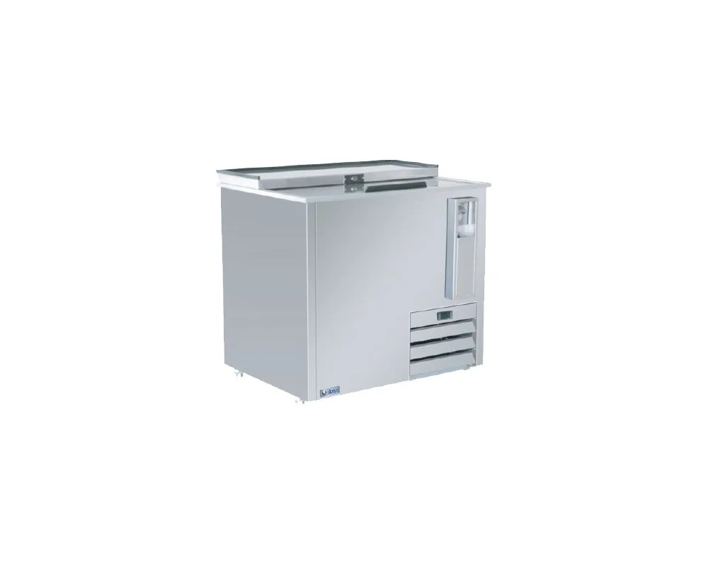 45-0172 IKON IBC-36SS Self Contained 1 Door Stainless Steel Bottle Cooler