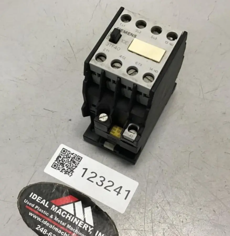 Used SIEMENS 3TF4101-0A PLC Contactors Michigan US | Ideal Machinery #1308821