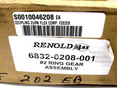 NEW RENOLD 6832-0208-001 #2 RING GEAR ASSEMBLY F202EB 68320208001