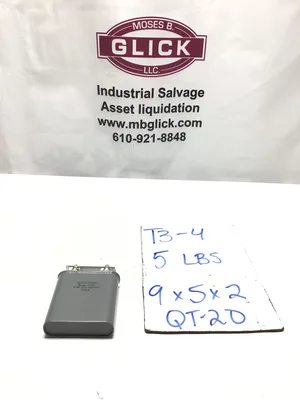 Dearborn CQ72E1FG405K1 High-Voltage Paper-In-Oil Capacitor