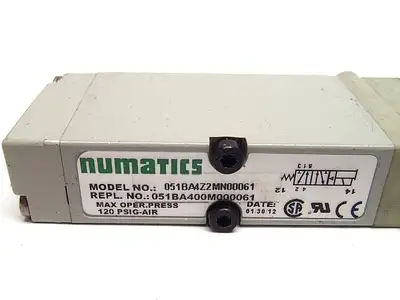 USED NUMATICS SOLENOID VALVE