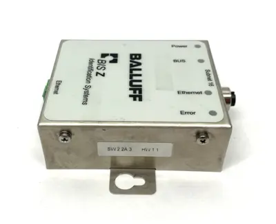 Used Balluff Ethernet HF Communication Module (13.56 MHz) BIS Z-GW-001-TCP PLC Input & Output Michigan US | Maverick Industrial Sales #1400586