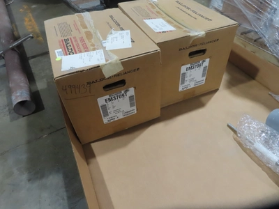 7.5 hp Baldor Electric Motor, new surplus, RPM 3520, Frame 213T, Cat. no. EM3709T, qty.2
