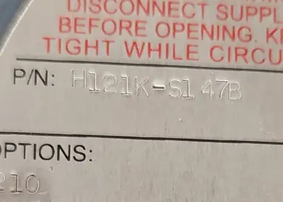 USED United Electric H121K-S147B/M210