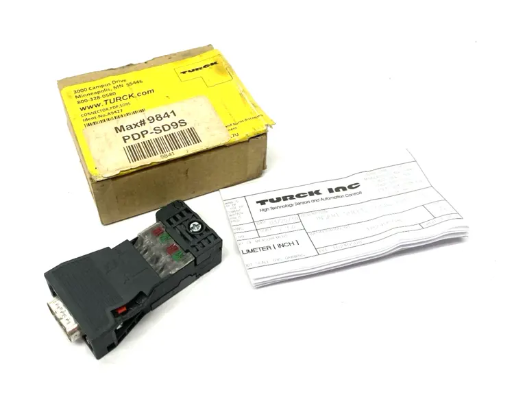 Used TURCK FIELD WIREABLE PROFIBUS-DP CABLE CONNECTOR, D-SUB CONN. A9427 Cable & Wire | Maverick Industrial Sales #1099557