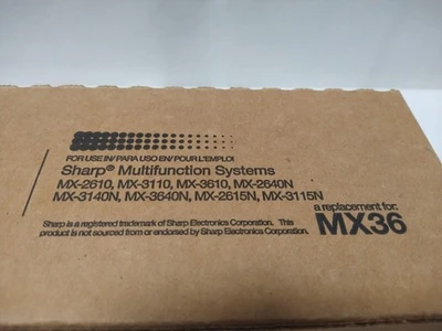 Toner for Sharp MX36 MX-2610N MX-3110N MX-3610N Black Magenta Yellow