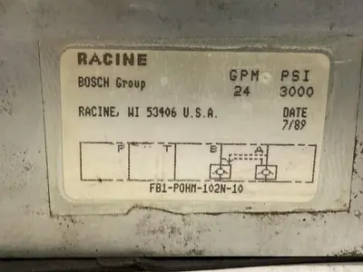 Used RACINE FB1-P0HM-102N-10 Pump & Valve Parts Ohio US | Surplus Asset Holdings #1244854