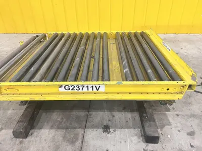 60" X 48" 4000 LB ECONO LIFT HYDRAULIC SCISSOR LIFT TABLE WITH ROTARY TOP: STOCK #20957