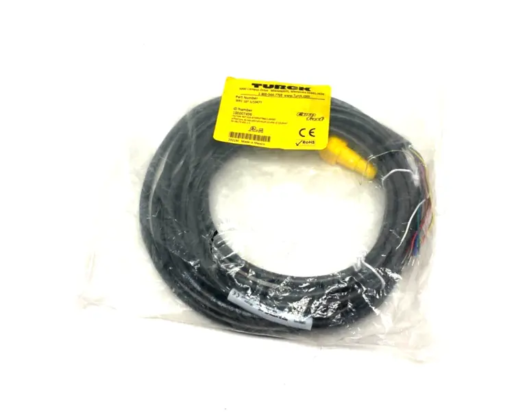 Used TURCK EUROFAST RIGHT ANGLE SINGLE ENDED CORDSET Cable & Wire | Maverick Industrial Sales #1113839