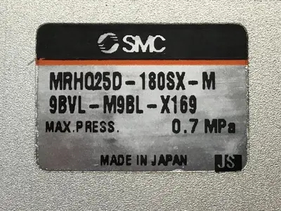 USED SMC MRHQ25D-180SX-M-BVL-M-BL-X169