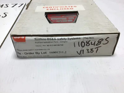 BS & B Safety Systems 2″ JRS Rupture Disk 16001211-1