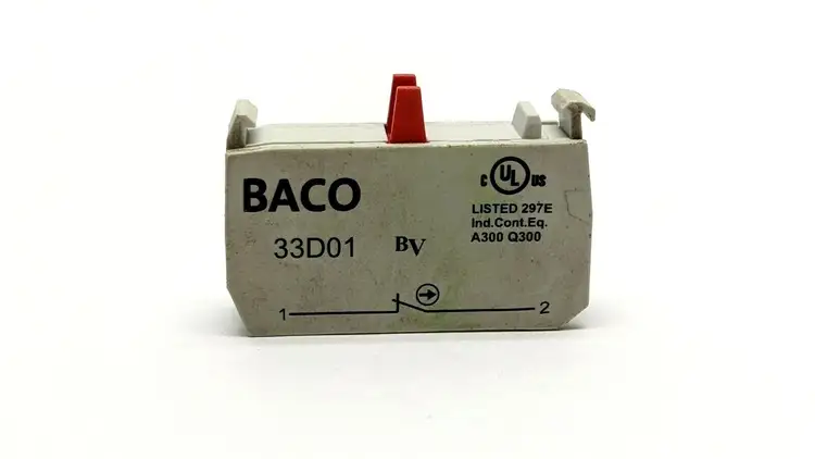 Used Baco 33D01 Contact Blocks Michigan US | Maverick Industrial Sales #1397843