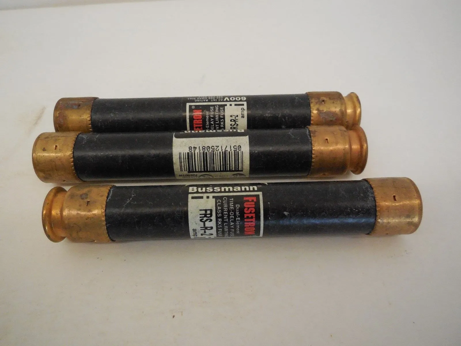 3 NEW FUSETRON FRS-R-2 FUSES FRSR2