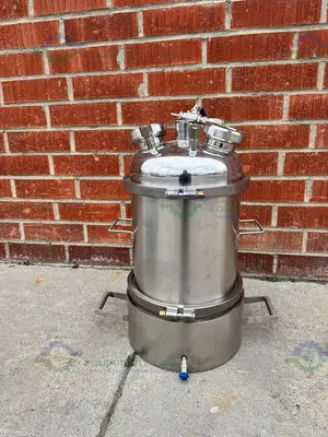NEW XTRACTOR DEPOT DIMOND MINER 10L STAINLESS STEEL OIL EXTRACTOR COLLECTION CHAMBER
