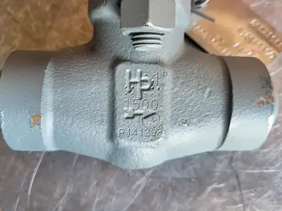 1" 1500 PSI Globe Valve