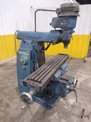 CINCINNATI HORIZONTAL MILL WITH BRIDGEPORT HEAD: YOBRO #24332