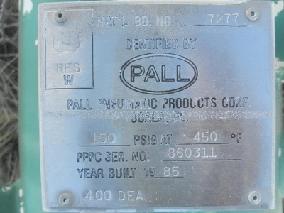 USED PALL AIR DRYER T400DEA4-000BSN