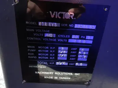 USED VICTOR 618 EVS