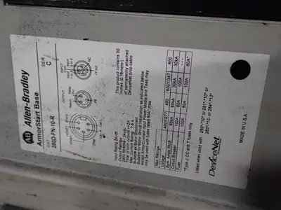 USED ALLENBRADLEY 280DF12Z10CGRW3PI